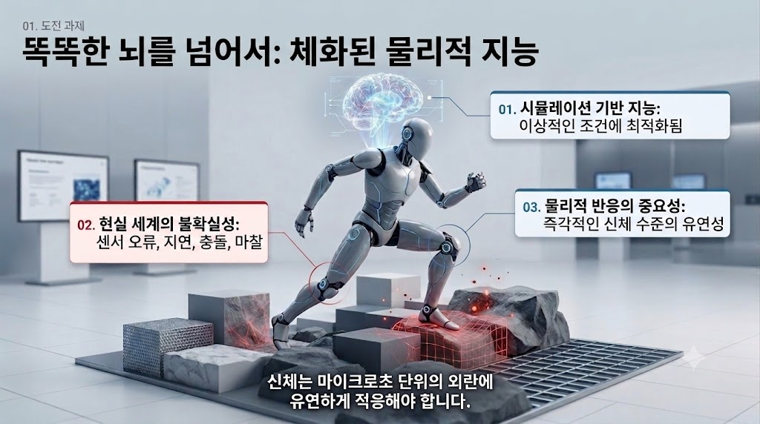로봇에게 필요한 것은 똑똑한 뇌만이 아닙니다